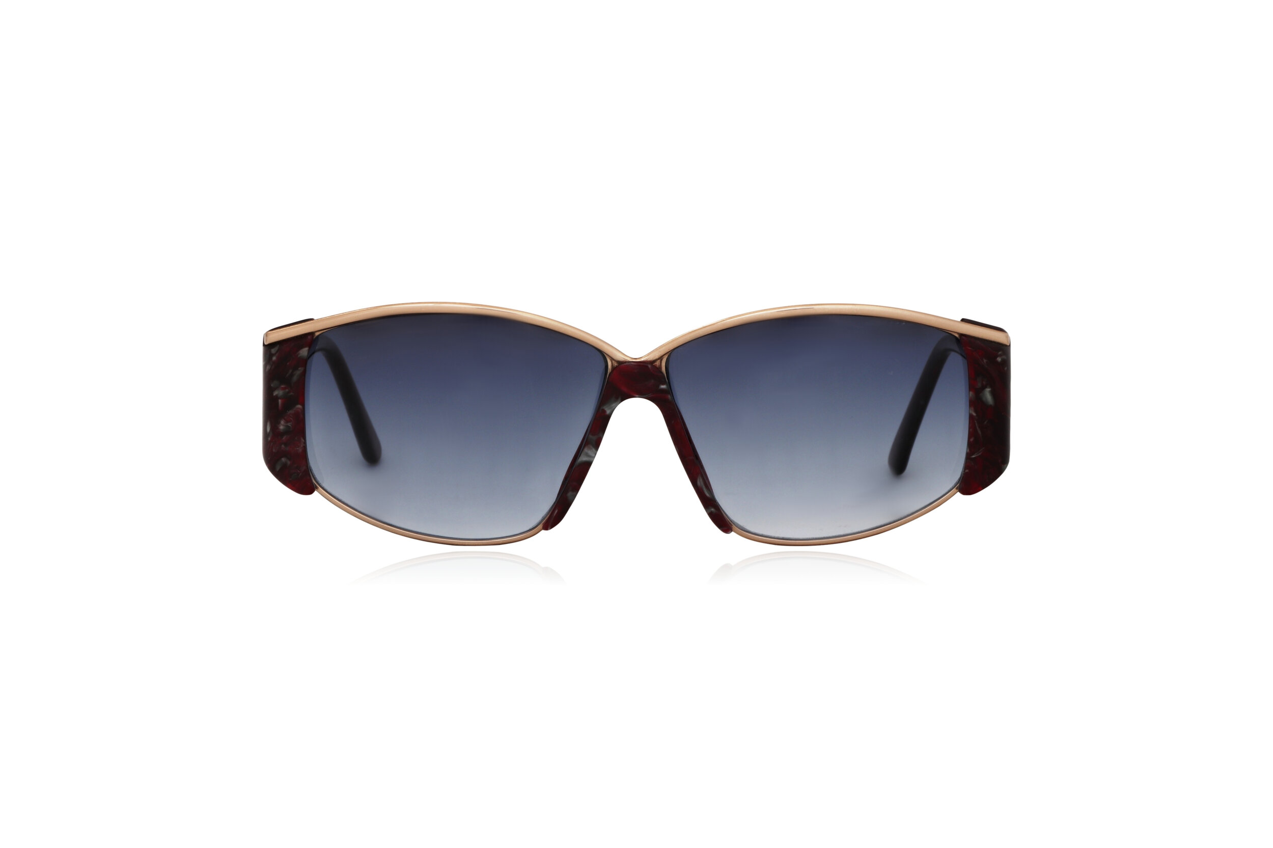 Original 80s Gucci GG 2308 Vintage Sunglasses Swank Peep Eyewear